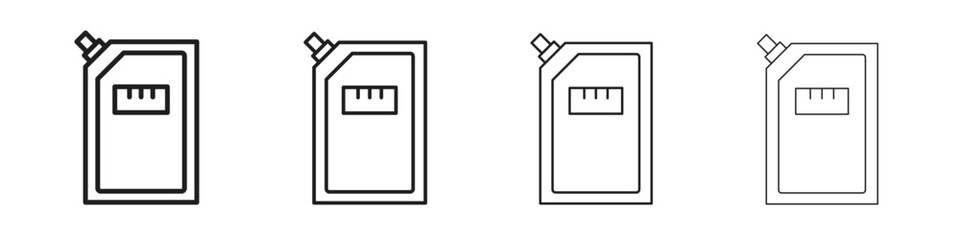 Doy set vector eps10. illustration, logo sign symbol pictogram template pouch icon set vector eps10. illustration, logo sign symbol pictogram template