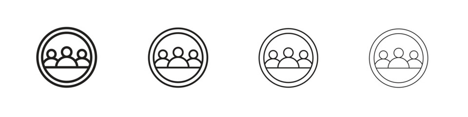 Customer retention icon set vector eps10. illustration, logo sign symbol pictogram template