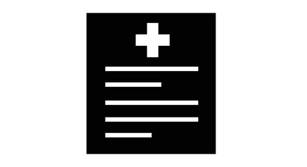 Medical Record Icon Healthcare Information and Documentation.