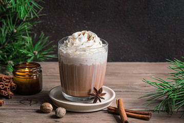 Eggnog Latte, winter coffee recipe