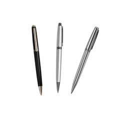 Three Lying Pen Mockups transparent background png 