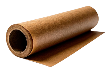 PNG Roll of kraft paper packaging material wrapping.