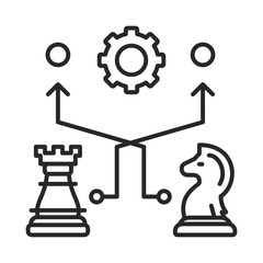 Strategyr  Icon Element For Design