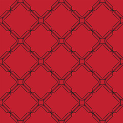 Naklejka premium red seamless pattern