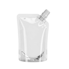 White pouch on isolated on white background