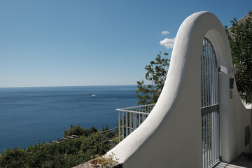 Panoramic view of the Amalfi Coast, Italy