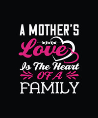 mother's day typography t-shirt design  