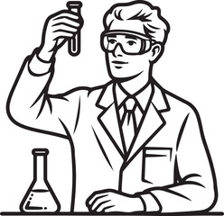 Scientist examining sample in lab for breakthrough