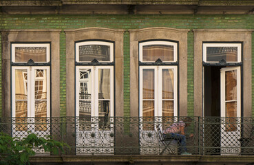 Art Nouveau Facade in Porto