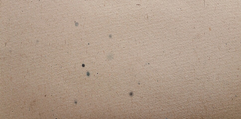 Texture of kraft paper background with speckles and rough grain for design projects