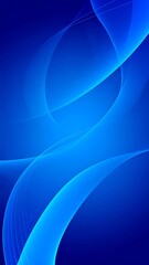 Fototapeta premium Beautiful abstract wave technology background with curved blue light digital effect for corporate use