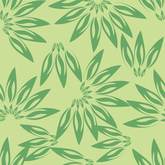 Fototapeta premium abstract a solid multicolor small and big flower mixed vector pattern arrangement with medium color, all over vector design with white background illustration digital