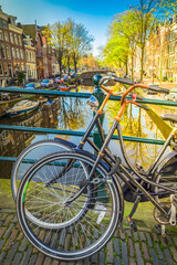 One of canals in Amsterdam