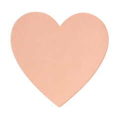 Obraz premium PNG Simple peach heart shape