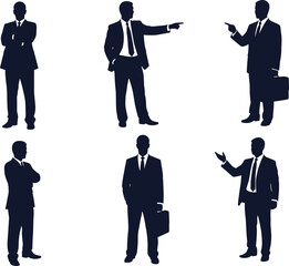 Obraz premium Businessman silhouette, corporate pose, professional attire, executive gesture, leadership concept, office worker, teamwork symbol, career success, business strategy, formal wear