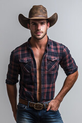 Portrait of a Handsome and Masculine Cowboy – Small-Town Romance Novel Hero