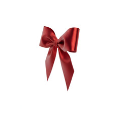 Fototapeta premium Ruban rouge de Noël