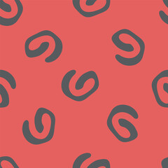 vector seamless pattern with spirals