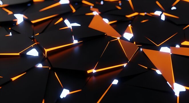 Stunning abstract background with dynamic orange and white neon lights creating a modern, futuristic feel perfect for tech and gaming projects
