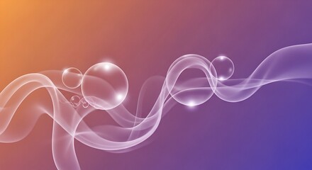 Modern abstract background with vibrant gradient and flowing shapes for professional presentations or website banners that need a stylish touch