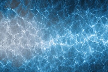 Dynamic blue electric patterns creating an energetic visual effect