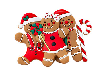 Christmas man isolated