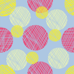 seamless pattern with circles