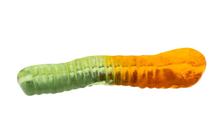 gummy worms isolated