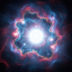 Obraz premium Cosmic Nebula Explosion