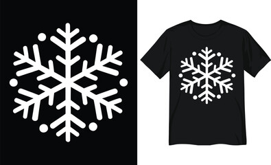 White Snowflake Graphic Illustration