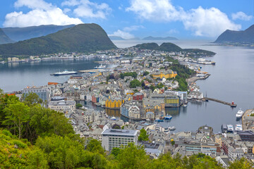 Blick auf Alesund