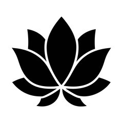 Vector art of lotus flower, a symbol of purity and enlightenment, perfect for adding a touch of serenity and spirituality to any design