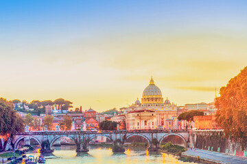 St. Peter's cathedral over bridge