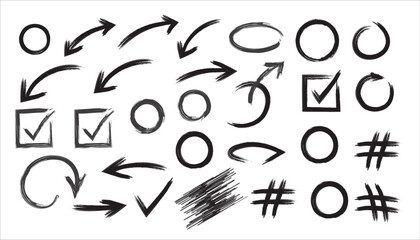 Clean silhouette of a paint brush icon in a minimalist style