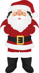 Santa Clause icon. vector illustration