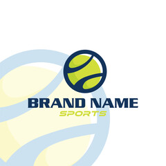 Tennis Logo Design. Minimalist and Modern. Vector illustration