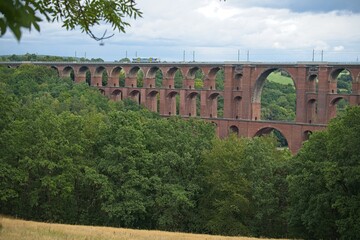 Goltzschtalbrücke railway bridge in Saxony near Netzschkau