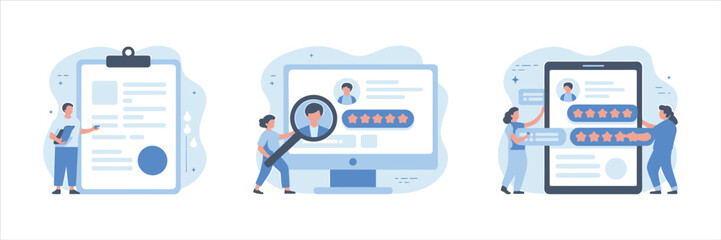 Vector art of online registration and sign up form concept user submit data on application form, account access vector illustration