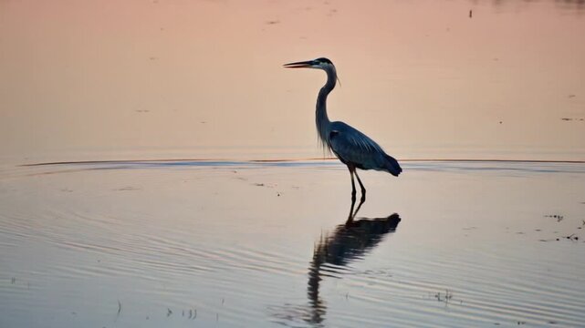 AI-generated hummingbird drinking nectar from wildflowers in slow motion