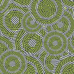 Abstract Geometric Op-Art Circles Pattern.ai