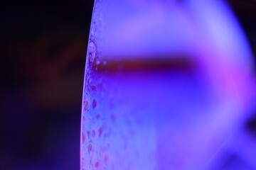 Purple fluid panels, fluid background, flat waves, smooth movement, dark futuristic abstract, purple surface