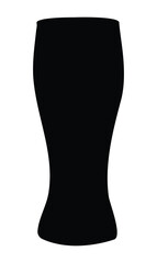 A big size black mug silhouettes 