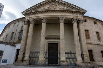 Typical Andalusian architecture in Cordoba, Spain