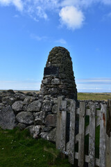 Stone Memorial on South Uist for Jacobite Revolution