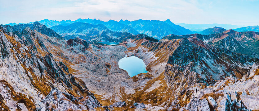 High Tatras view from Swinica mountain