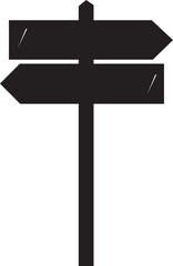two arrow-shaped signs