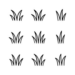 set of outline icons grass vector on a white background
set of 9 line icons, vector, on a white background