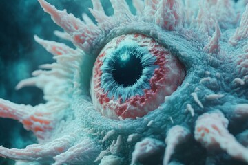 close up of an octopus in the aquarium