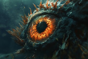 close up of an eye