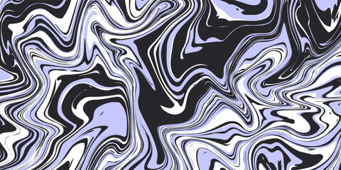 Abstract horizontal  background with colorful waves. Trendy vector illustration in style retro 60s, 70s.